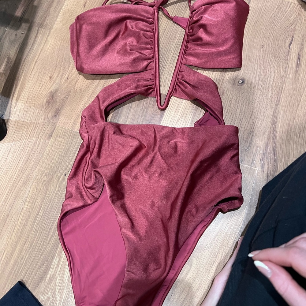 DEVON WINDSOR Rosewood One-Piece Swimsuit